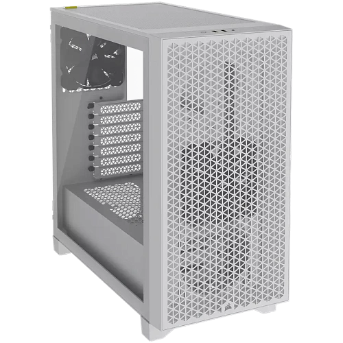 Corsair 3000D Tempered Glass Mid-Tower, White