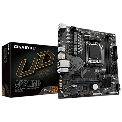 Матплата Gigabyte A620M H, AM5, mATX, 2DDR-5, 1xPCI-Ex16, 4SATA, 1xM.2, HDMI, DP, 12USB