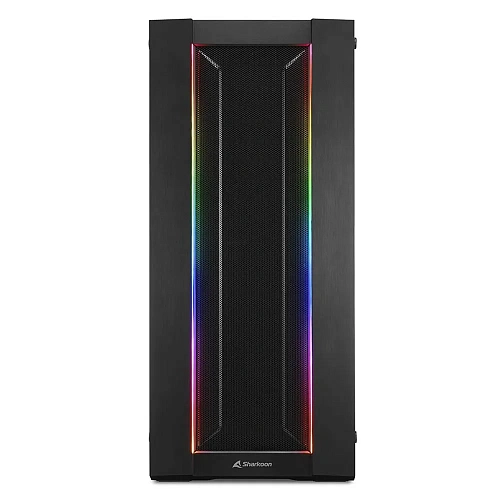 Корпус Sharkoon ELITE SHARK CA200M, Midi Tower, E-ATX, Black, 4x3.5"/7x2.5", 2xUSB2.0, 2xUSB3.0