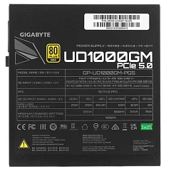 БП ATX 1000W Gigabyte GP-UD1000GM PG5,Gold,20+4/24+4/24+8/20+4+8/24+4+8/24+8+8,12сm,4x6+2p+16p PCI-E