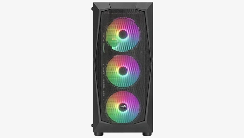 Корпус AeroCool Falcon-G-BK-v1, Midi Tower, ATX, Black, 2x3.5"/1x2.5", USB, 2xUSB3.0