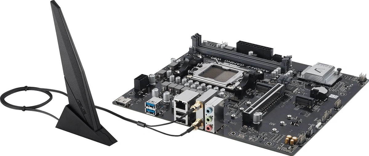 Материнская плата ASUS A620M-F GAMING WIFI AM5 2xDDR5 Non-SATA 2xM.2 HDMI mATX