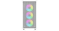 Корпус Ocypus Gamma C60 WH ARGB ATX/mATX/ITX 3xUSB Белый, Предустановленно 4x120мм ARGB Fans, Gamma-C60-WHG400XX-GL