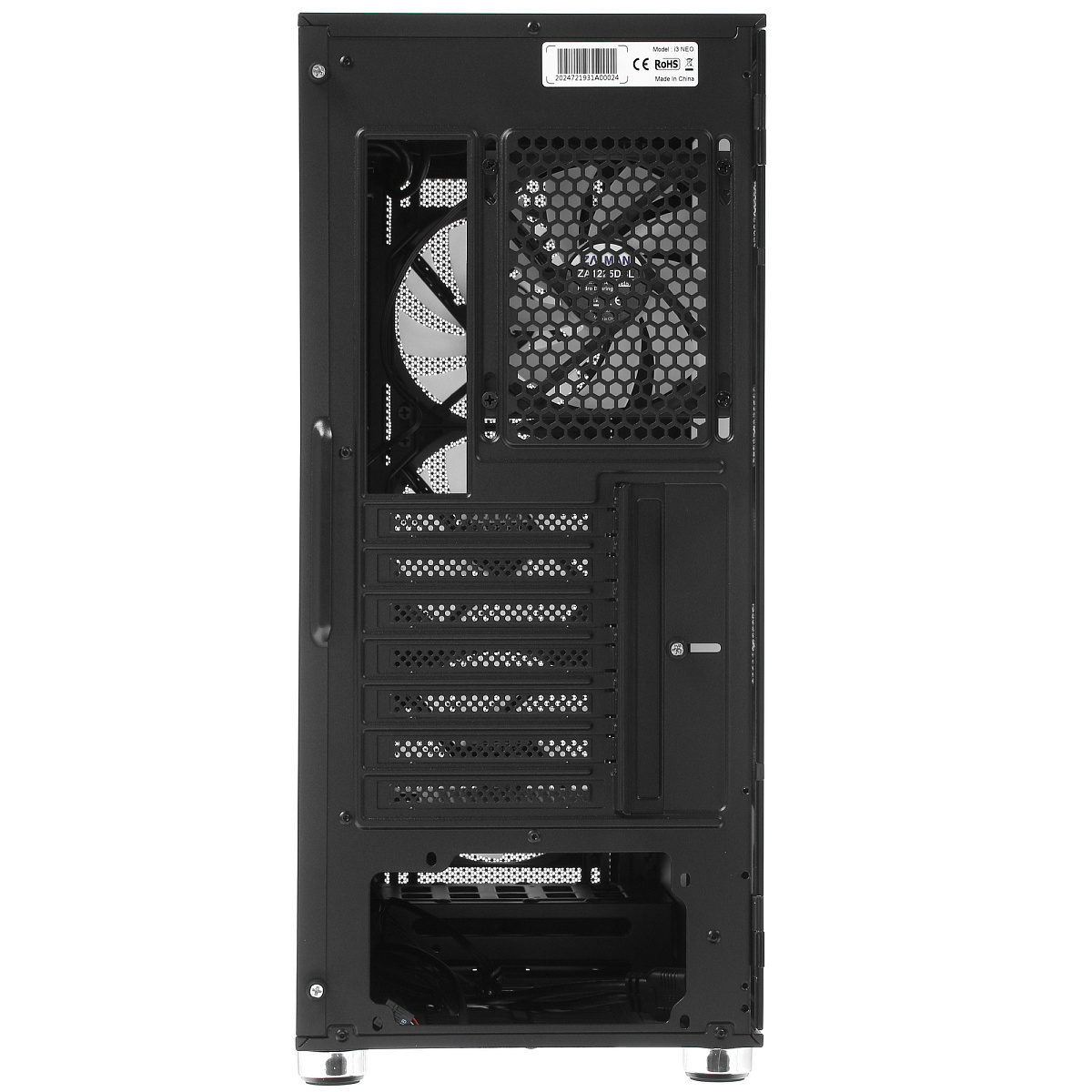 Корпус Zalman I3 NEO, Midi Tower, ATX, Black, 1x3.5"/3x2.5", 3xUSB