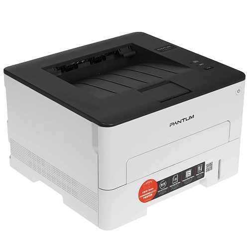 P3010D (чб., A4, 30ppm, 128MB, 350MHz, 60-200 г/м2, 1200х1200 dpi, макс. 60т мес., двухсторонняя печать, GDI, USB 2.0, в комплекте стар.-й карт.-ж на 1т отп.-ов формата A4 при 5% заполнении + фотобарабан на 9т отп.-ов + кабель USB, цвет устройства: белый)