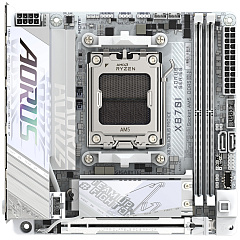 Матплата Gigabyte X870I Aorus Pro Ice, AM5, mITX, 2DDR-5, PCI-Ex16, 2SATA, 2xM.2, HDMI, 11USB