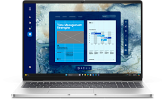 Ноутбук Dell/Pro 16 PC16250/3г/Core Ultra 7/265U/2,1 GHz/16 Gb/SSD/512 Gb/No ODD/Graphics/integrated/16 ''/1920x1200/Windows 11/Pro/Backlit Kb/Finge
