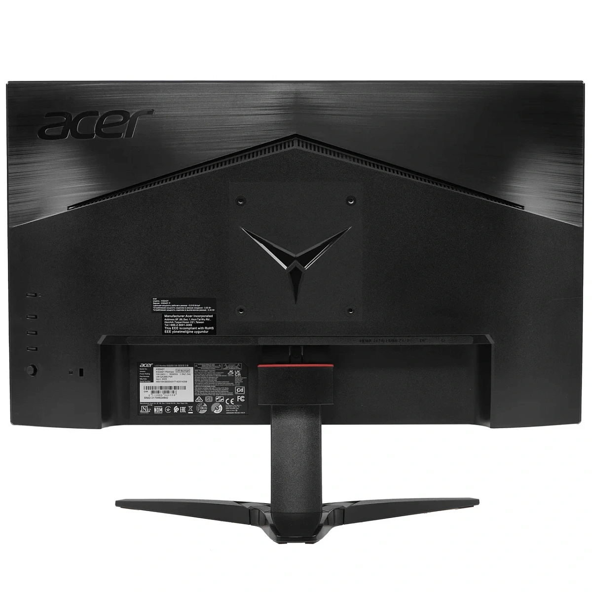 Монитор 23.8" Acer Nitro KG242YP6bmipx, Black, IPS, 1920x1080@144Hz, 250 кд/м2, 1500:1, 1ms, DP,HDMI