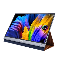 Монитор 15.6" Asus ZenScreen MQ16AH, Black-Silver, OLED, 1920x1080@60Hz, 360кд/м2, 100000:1,miniHDMI
