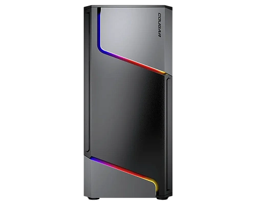 Корпус Cougar MX360 RGB, Midi Tower, ATX, Black, 2x3.5"/2x2.5", USB2.0, 2xUSB3.0, RGB