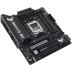 ASUS Main Board Desktop AMD Socket AM5 AMD B850 Chipset 4 x DIMM slots, max. 256GB, DDR5 1 x DisplayPort1 x HDMI port 1 x Wi-Fi module 3 x M.2 slots 4 x SATA m-ATX