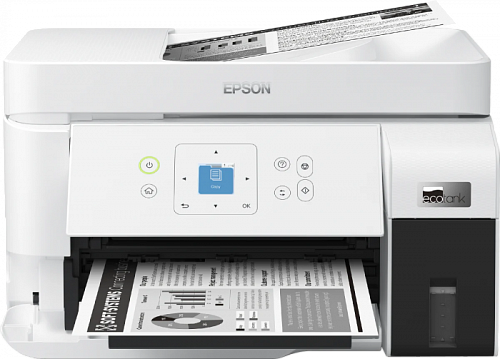 МФУ Epson M2050, A4, print1200x2400dpi, 22/18 ppm, scan 1200x1200dpi, Wi-Fi, LAN