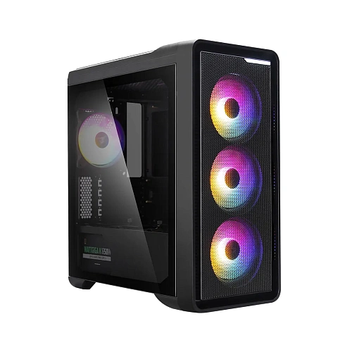 Корпус Zalman M3 Plus RGB, Mini Tower, m-ATX, Black, 2x3.5"/4x2.5", 3xUSB, RGB