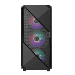 Корпус GameMax Revolt (MFG.3606), Midi Tower, ATX, Black, 2x3.5"/2x2.5", USB2.0, USB3.0