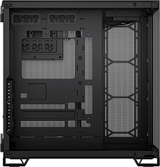 Корпус Corsair 6500X, Midi Tower, m-ATX,  Black - Obsidian Aluminum, 2x3.5"/2x2.5", 1xUSB3.2, USB-C