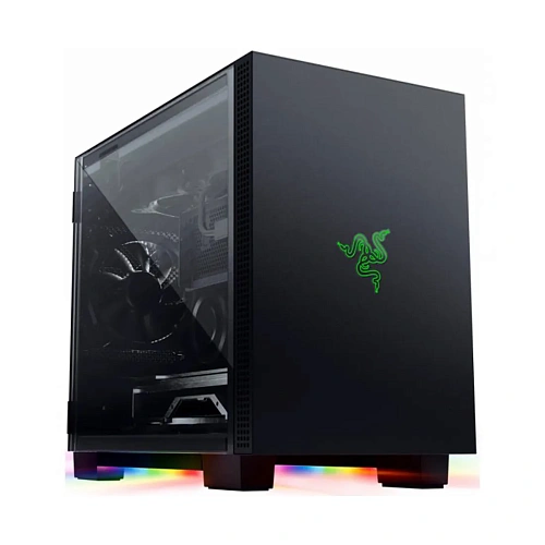 Корпус Razer Tomahawk, Mini ITX, m-DTX, m-ITX, Black, 1x3.5"/3x2.5", 2xUSB3.2, USB-C