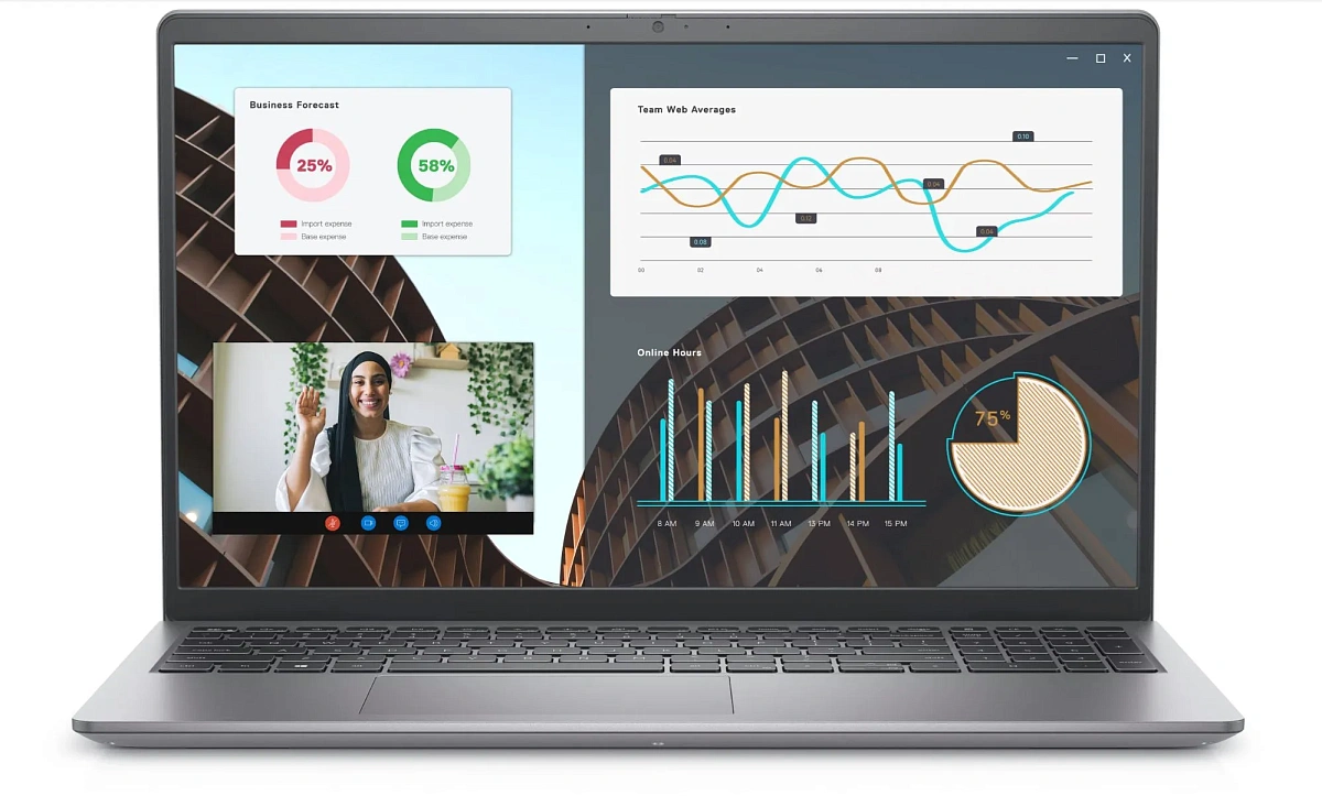 Ноутбук Dell/Vostro 3530/1Y/Core i7/1355U/1,7 GHz/16 Gb (2x8Gb)/512Gb NVMe SSD/Intel Iris Xe/15,6'' FHD/Wi-Fi 5/BT5.0/Ubuntu/Non-Backlit KB/Черный