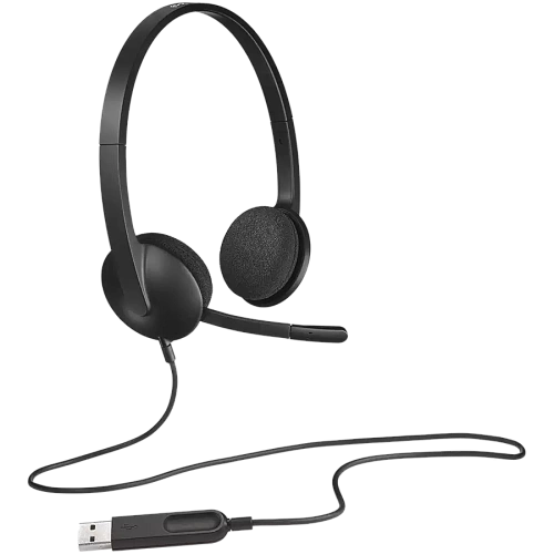 Гарнитура Logitech H340 (USB, кабель 1.8м) (M/N: A-00044)