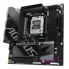 Матплата Gigabyte B840M Aorus Elite WiFi6E, AM5, mATX, 4DDR-5, 2xPCI-Ex16,4SATA3,2xM.2,HDMI,DP,15USB