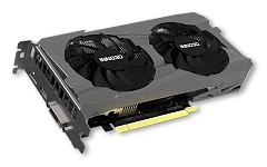 Видеокарта Inno3D GeForce RTX3050 TWIN X2 V2, 6G GDDR6 96-bit HDMI DP DVI N30502-06D6-1880VA60