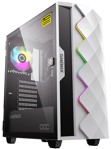 Корпус ПК без БП GameMax Diamond COC White