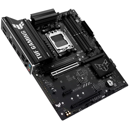 ASUS Main Board Desktop Socket AM5 AMD B650 Chipset 4 x DIMM slots, max. 256GB, DDR5 1 x DisplayPort 1 x HDMI 1 x Wi-Fi module 3 x M.2 slots 4 x SATA ATX Form Factor