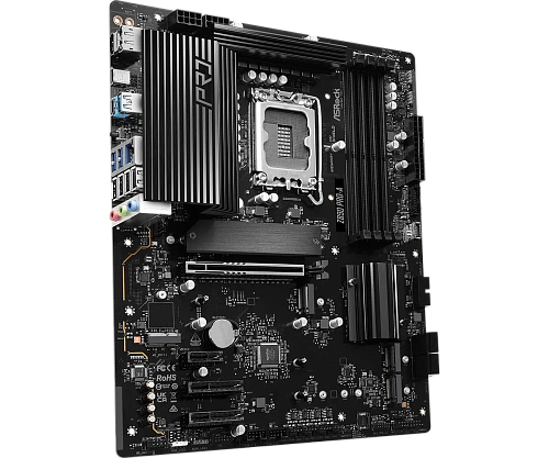 Матплата ASRock Z890 Pro-A, iZ890, S1851, ATX, 4DDR-5, 2хPCI-Ex16, 4SATA, 4xM.2, HDMI, DP, 22USB