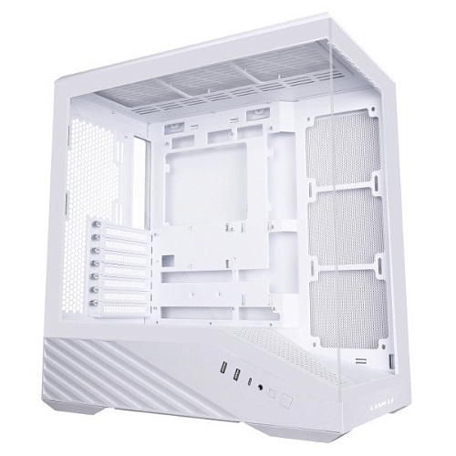 Корпус Lian Li Vector V100W E-ATX/ATX/mATX/ITX G99.V100W.01 2xUSB3.0, USB3.1, Type-C White (комплектация без предустановленного воздушного охлаждения)
