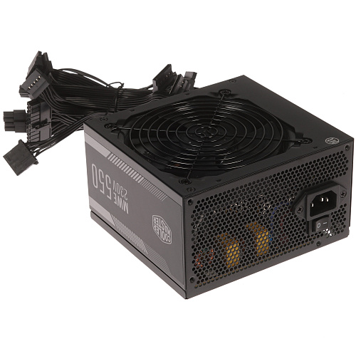 Блок питания CoolerMaster MWE 550 White 230V - V2 550W Non Modular, Active PFC, вент. 12см, 80 PLUS Standard 230V EU Certified,  MPE-5501-ACABW-EU