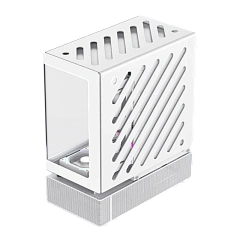 Корпус GameMax N80 WH, Midi Tower, ATX, White, 2x3.5"/2x2.5", 2xUSB3.0, USB-C, RGB