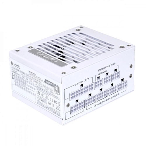 БП SFX 850W Lian Li SP850, Gold, 20+4+8/24+8+8+8, 9.2cm, 3x6+2p PCI-E, White