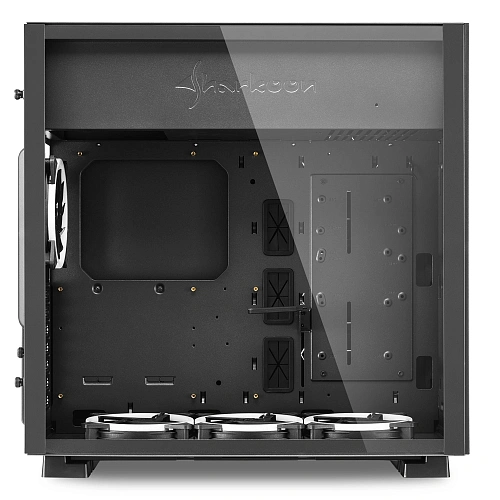 Корпус ПК без БП Sharkoon PURE STEEL RGB Bk