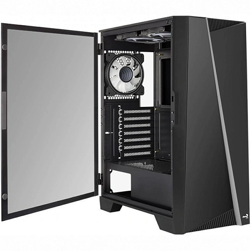Корпус AeroCool Mirage-G-BK-v2, Midi Tower, ATX, Black, 2x3.5"/3x2.5", USB, 2xUSB3.0