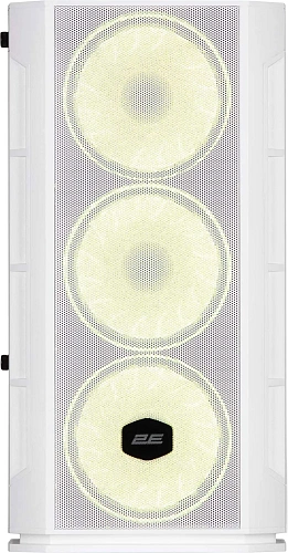 Корпус 2E Gaming Calleo GB700W, Mini Tower, m-ATX, White, 2x3.5"/2x2.5", USB2.0, 2xUSB3.0