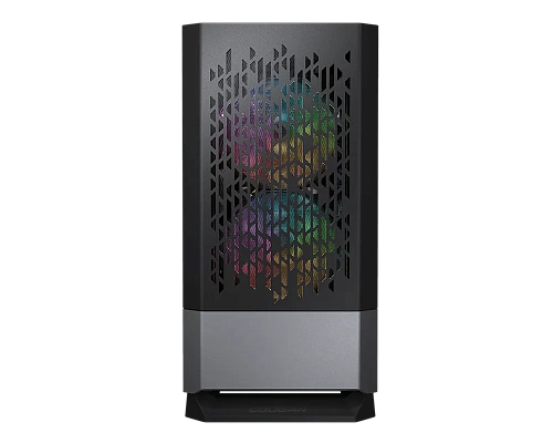 Корпус Cougar MG140 AIR RGB, Mini Tower, m-ATX, Black, 2x3.5"/4x2.5", USB2.0, 2xUSB3.0