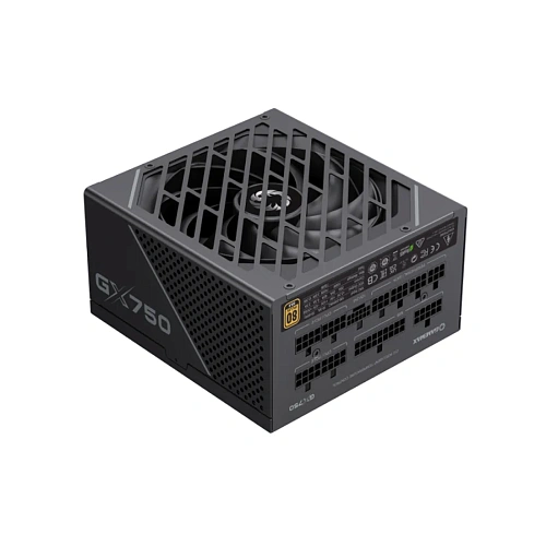 БП ATX 750W GameMax GX-750 PRO BK, Gold, 20+4/20+4+8/24+4/24+4+8/24+8+8, 13.5cm, 4x6+2p PCI-E