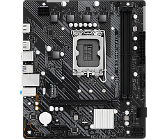 Матплата ASRock H610M-H2/M.2 D5, iH610, S1700, mATX, 2DDR-5,1xPCI-Ex16, 4SATA, 1xM.2, 2xHDMI, 10USB