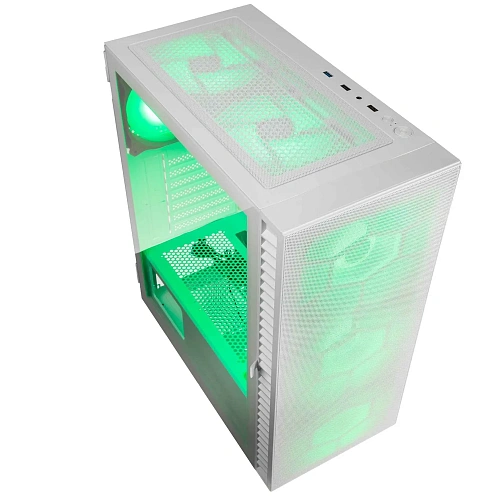 Корпус ПК без БП Kolink Observatory HF Mesh ARGB Midi Tower Case - White