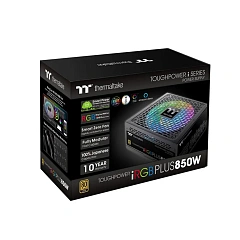 БП ATX 850W Thermaltake Toughpower iRGB Plus, Gold, 20+4/24+4+8/24+8+8, 14sm, 6x6+2p PCI-E