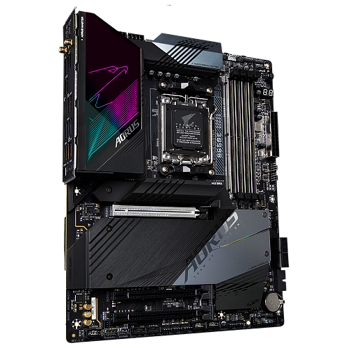 Матплата Gigabyte B650E Aorus Master, AM5, ATX, 4DDR-5, 3xPCI-Ex16, 4SATA ,4xM.2, HDMI, WiFi, 20USB