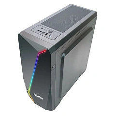 Корпус Wintek Arrow K163 TG, Midi Tower, ATX, Black, 2x3.5"/2x2.5", 2xUSB, USB3.0, RGB