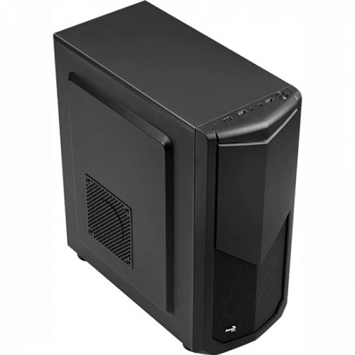 Корпус AeroCool Tomahawk-S, Midi Tower, ATX, Black, 1x3.5"/4х2.5", 2xUSB