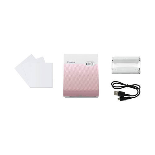 Портативный фотопринтер Canon SELPHY SQUARE QX10, Pink