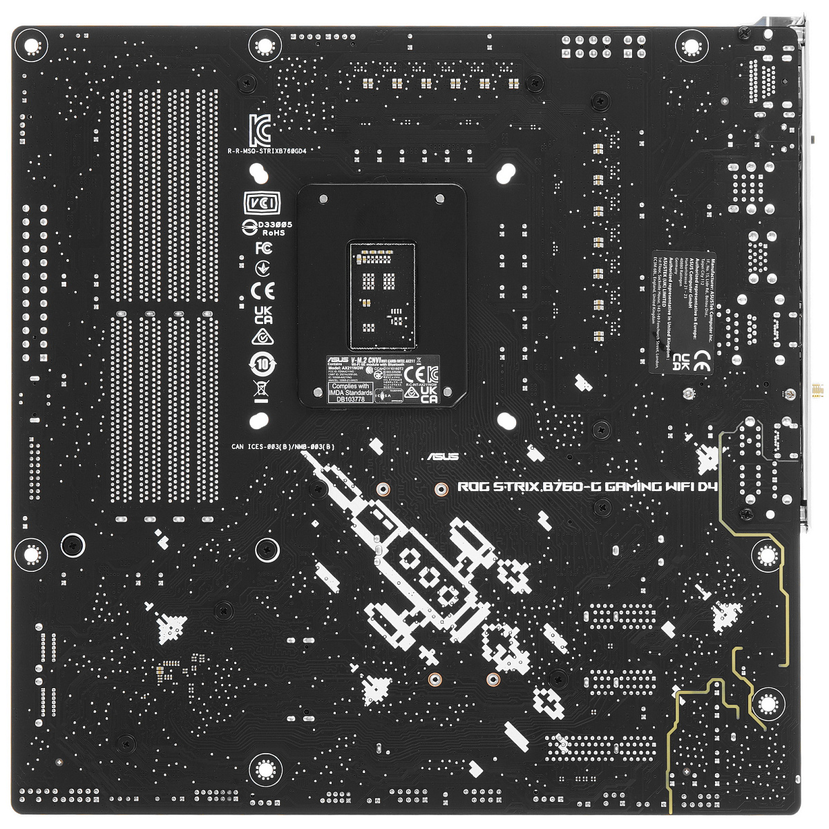 Материнская плата ASUS ROG STRIX B760-G GAMING WIFI LGA1700 4xDDR5 4xSATA3 2xM.2 RAID HDMI DP ATX