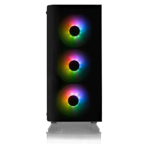 Корпус Thermaltake View 21 TG RGB, Midi Tower, ATX, Black, 2x3.5"/2x2.5", 2xUSB3.0