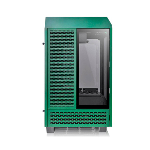 Корпус Thermaltake The Tower 100, Mini Tower, m-ITX, Green, 2x3.5"/2x2.5", 2xUSB3.0, USB-C