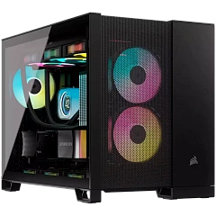 Case Corsair 2500D AIRFLOW, Tempered Glass,Micro-ATX, Black