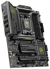 Матплата MSI MPG X870E Carbon WiFi, AM5, ATX, 4DDR-5, 3хPCI-Ex16, 4SATA, 4xM.2, HDMI, USB-C, 16USB