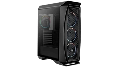 Корпус AeroCool Aero One Eclipse, Midi Tower, ATX, Black, 2x3.5"/2x2.5", 2xUSB3.0, RGB