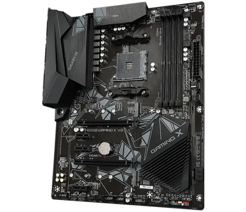 Матплата Gigabyte GA-B550 Gaming X V2, AM4, ATX, 4DDR-4, 2xPCI-Ex16, 4SATA, 2xM.2, DVI, HDMI, 13USB